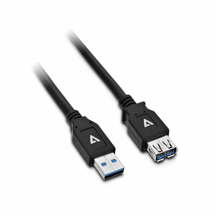 Cavo USB V7 V7U3.0EXT-2M-BLK-1N Nero 2 m