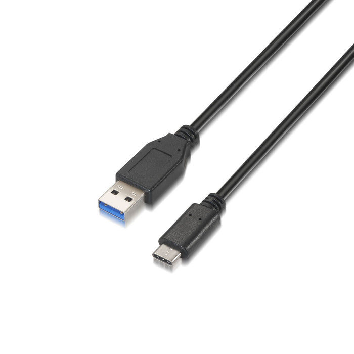 Cablu USB-C la USB Aisens A107-0060 Negru 1 m