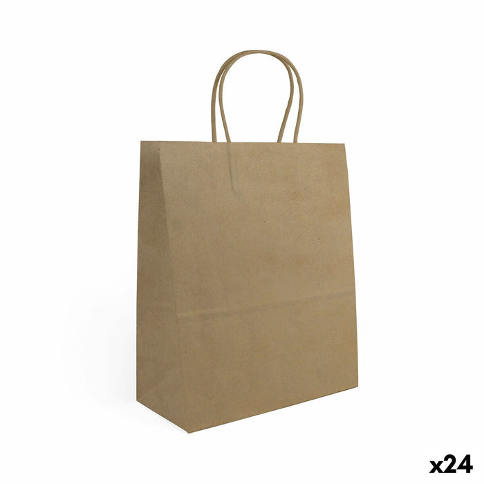 Paper Bag Algon Kraft 32 x 12 x 40 cm (24 Units)