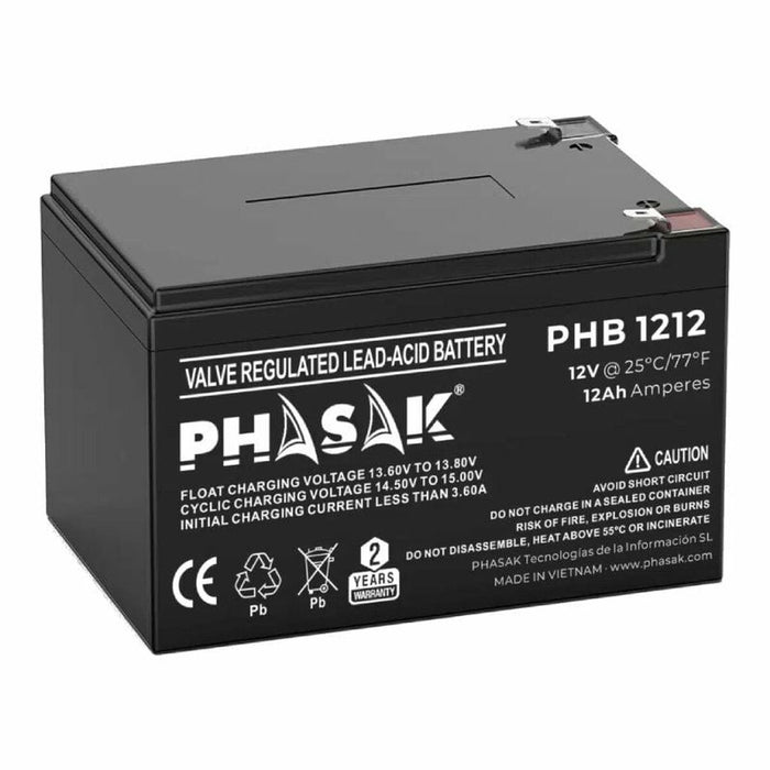 Baterie pentru Sistem de Alimentare Neîntreruptă Phasak PHB 1212 12 V