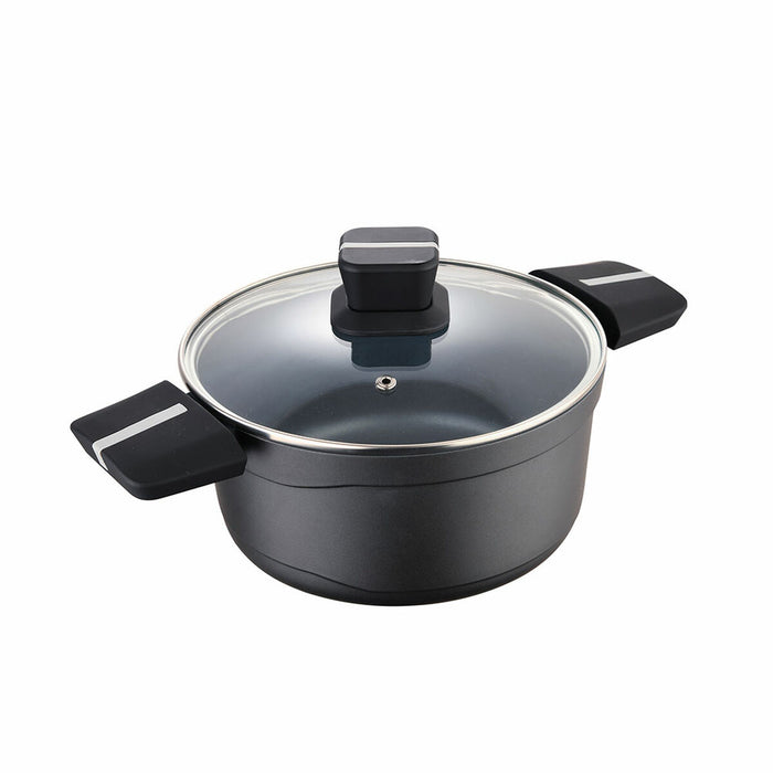 Caserolă Cu Capac San Ignacio Bistro SG6426 Negru mat Ø 24 x 12 cm 4 L