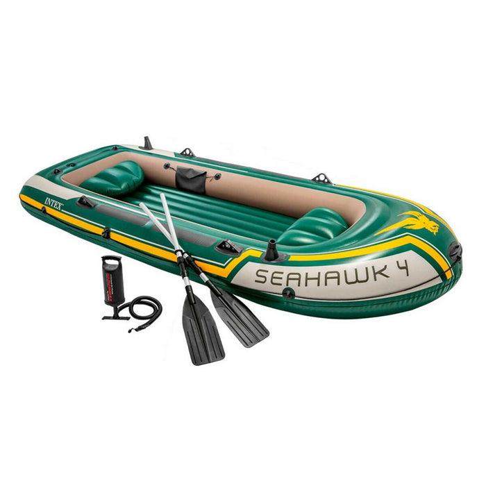 Barcă Gonflabilă Intex Seahawk 4 Verde 351 x 48 x 145 cm