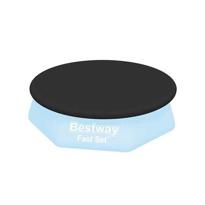 Swimming Pool Cover Bestway Black Ø 244 cm (1 Unit)