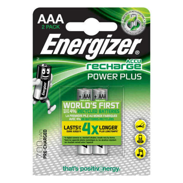 Baterii Reîncărcabile Energizer E300626500 AAA HR03 (12 Unități)