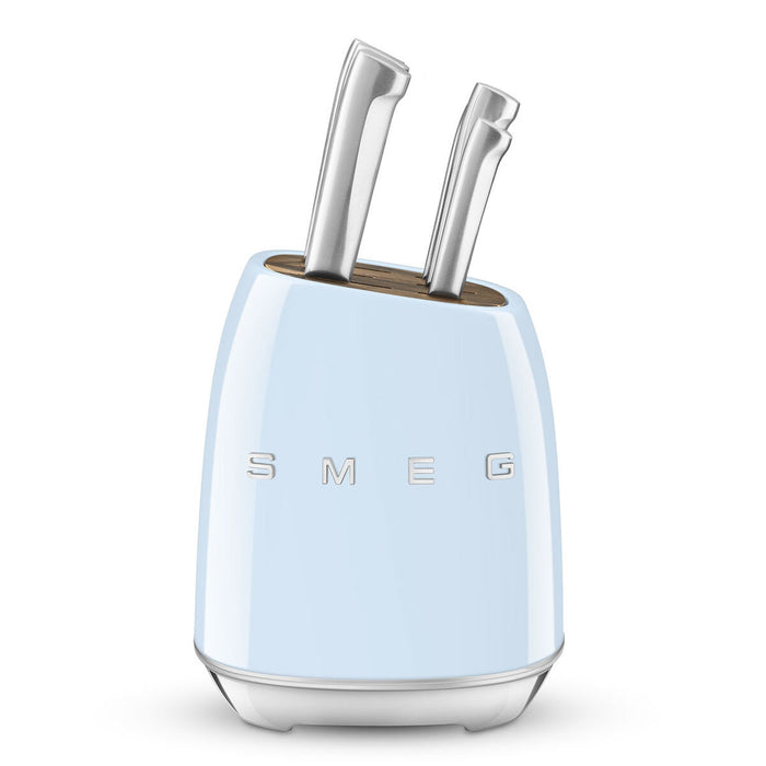 Set di Coltelli da Cucina con Supporto Smeg KBSF02PB