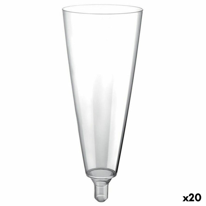 Set di Bicchieri Viejo Valle Flute maxi 160 ml 0,16 l Champagne 20 Pezzi (20 Unità)