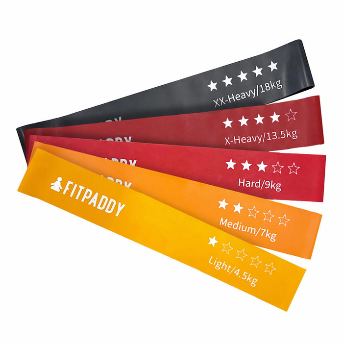 Fasce elastiche di resistenza Fitpaddy Multicolore