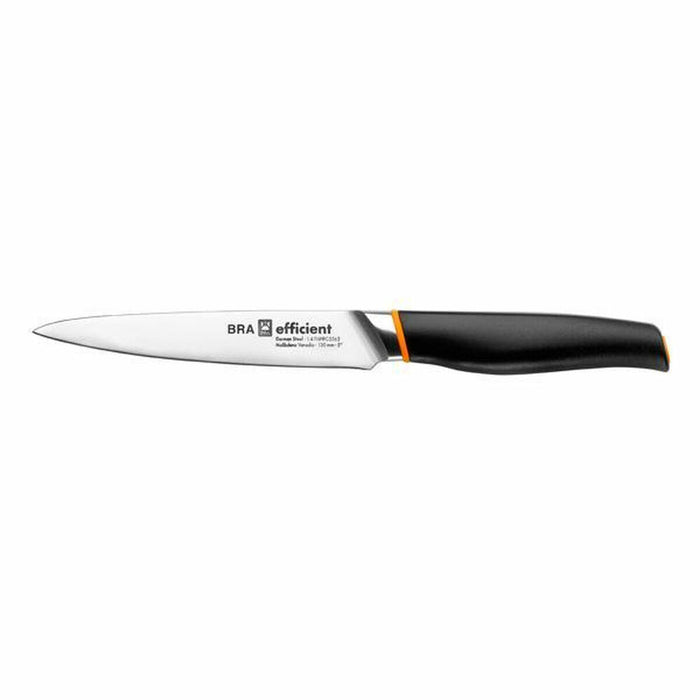 Coltello per Sbucciare BRA A198002 Nero Grigio Metallo Acciaio inossidabile