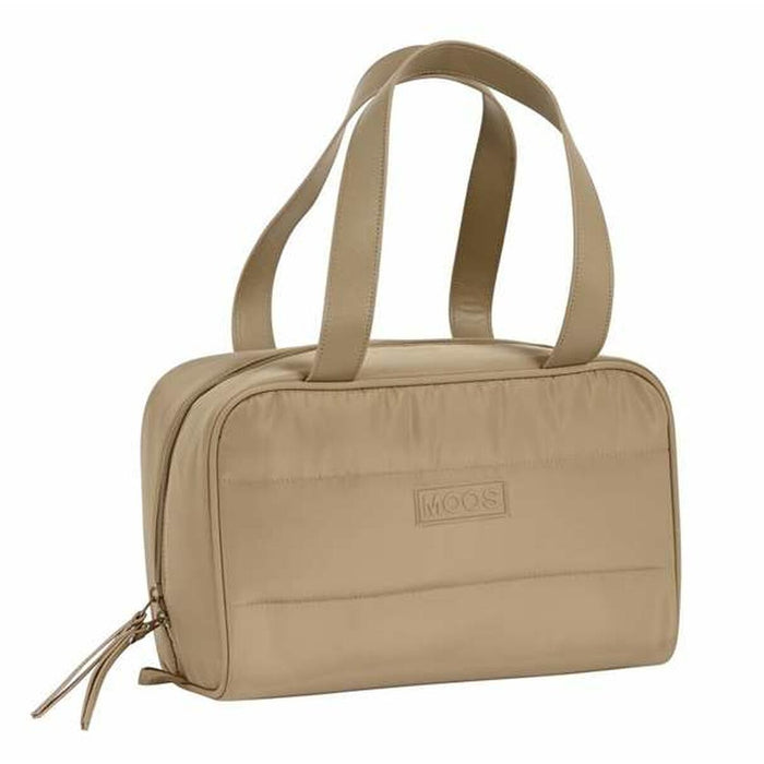 School Toilet Bag Moos Camel Camel Padded 31 x 14 x 19 cm