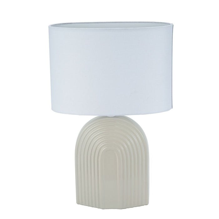 Lampă de masă Versa Bej Ceramică 26 x 39 cm
