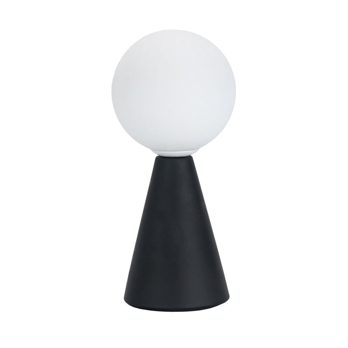 Lampă de masă Versa Negru Ceramică Geam 40 W 10 x 22,5 cm Prismă