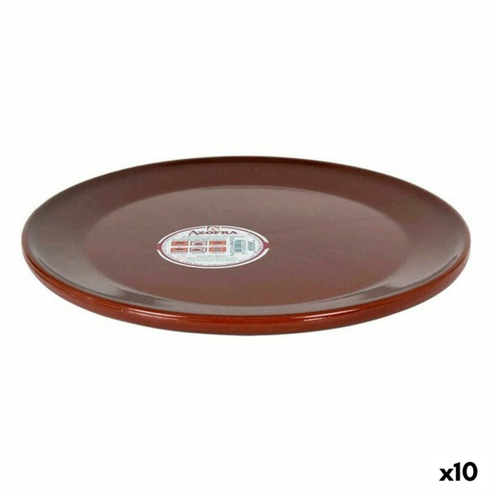 Teglia Azofra Marrone 32 cm 32 x 32 x 2 cm (10 Unità)