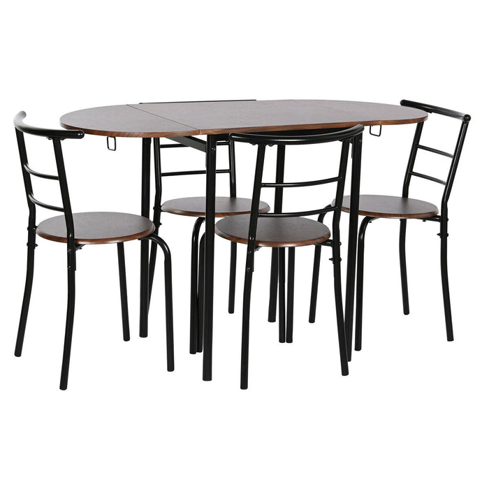 Tavolo con 4 sedie DKD Home Decor 121 x 55 x 78 cm