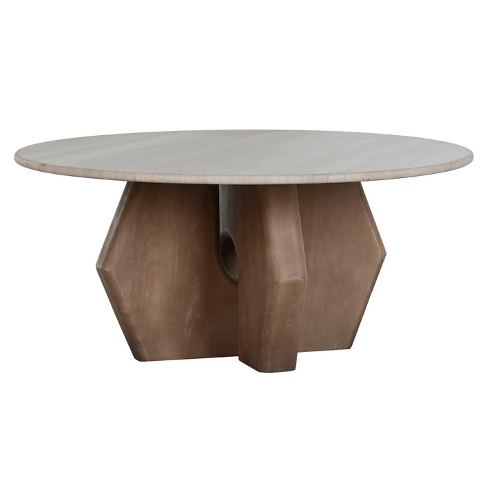 Centre Table Home ESPRIT Brown Beige 91 x 91 x 40 cm