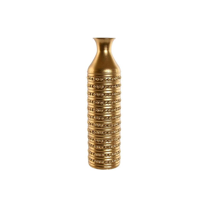 Vaso Home ESPRIT Dorato Metallo Moderno 13 X 13 X 51,5 cm