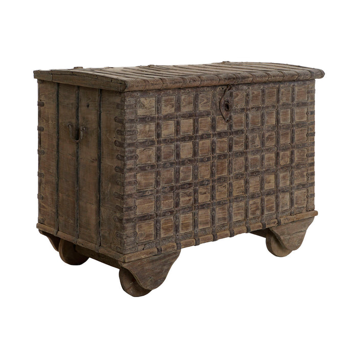 Cufăr Home ESPRIT Natural lemn de tec Piesă unică 118 X 66 X 87 cm