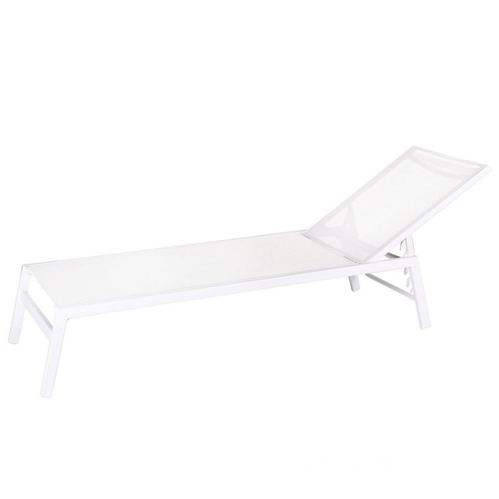 Lettino Thais Bianco 199 x 61 x 30 cm
