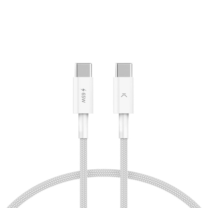 Cablu USB KSIX Alb 1 m