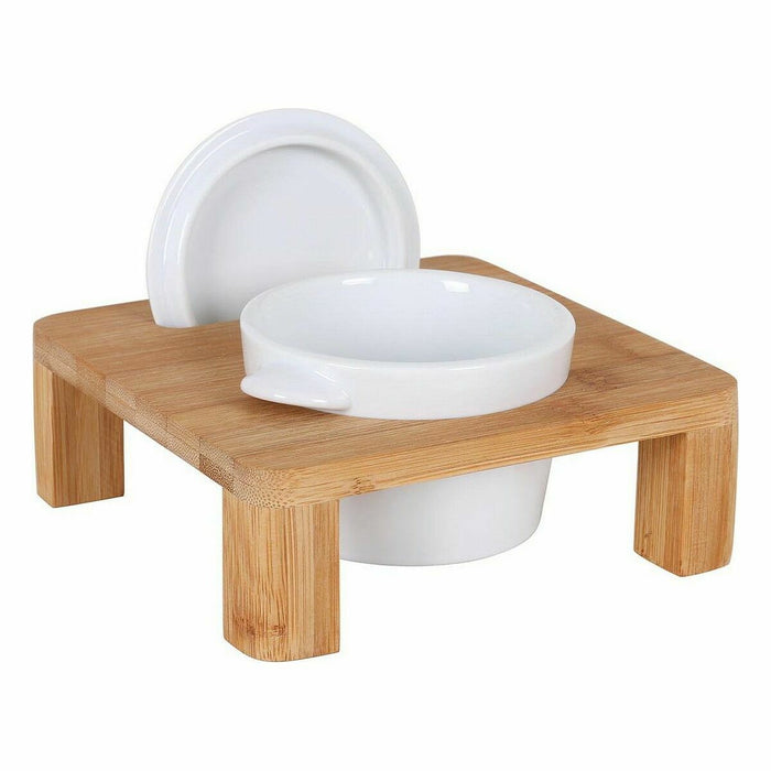 Appetizer Set Inde Bamboo Porcelain 17 x 17 x 6 cm Saucepan