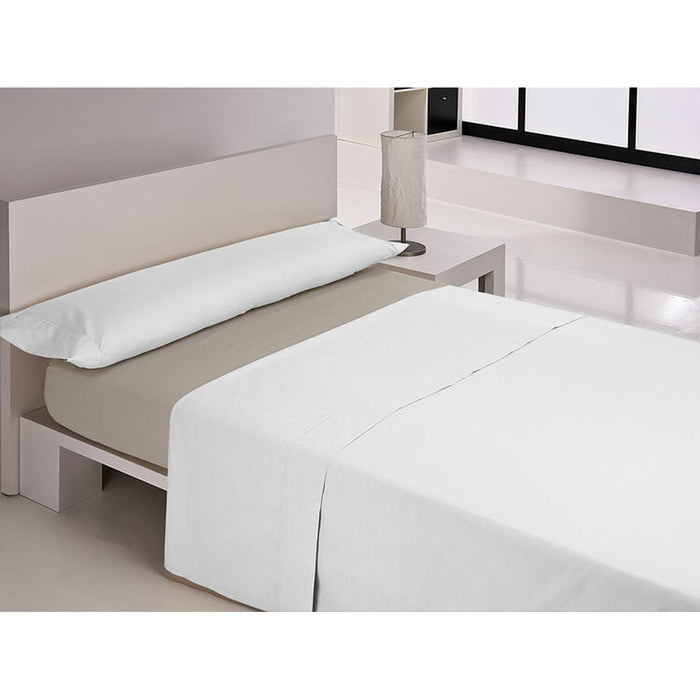 Lenzuolo con angoli aderenti Happy Home MIX COLORS Grigio Ala francese 135 x 200 + 30 cm