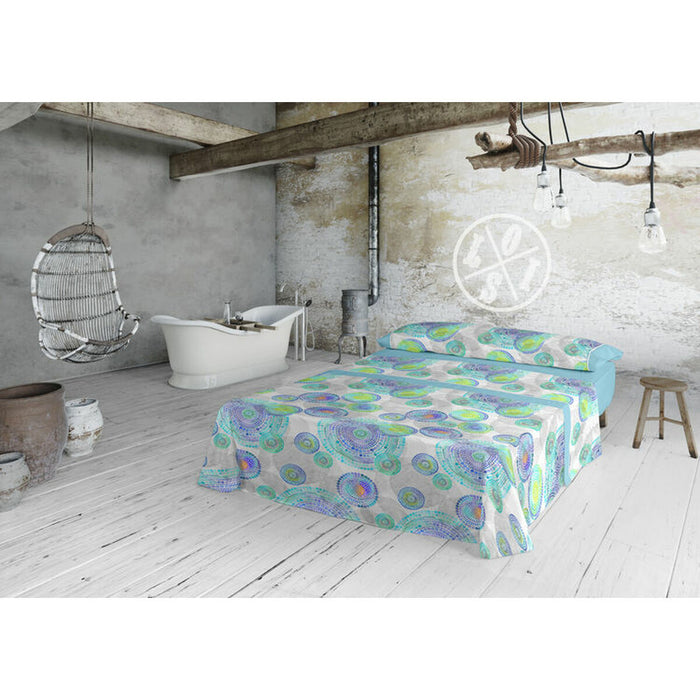 Set de foi Lois ALBANY Albastru Pat 180