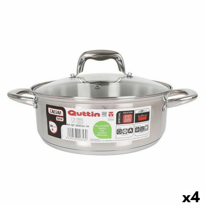 Oală cu capac Quttin 139505 (ø 24 cm)