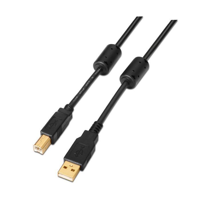 Cavo USB 2.0 A con USB B Aisens A101-0010 Nero 3 m (1 Unità)