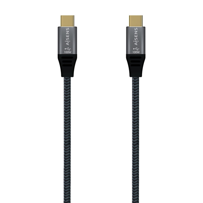 USB-C to USB-C Cable Aisens A107-0634 Grey 2 m