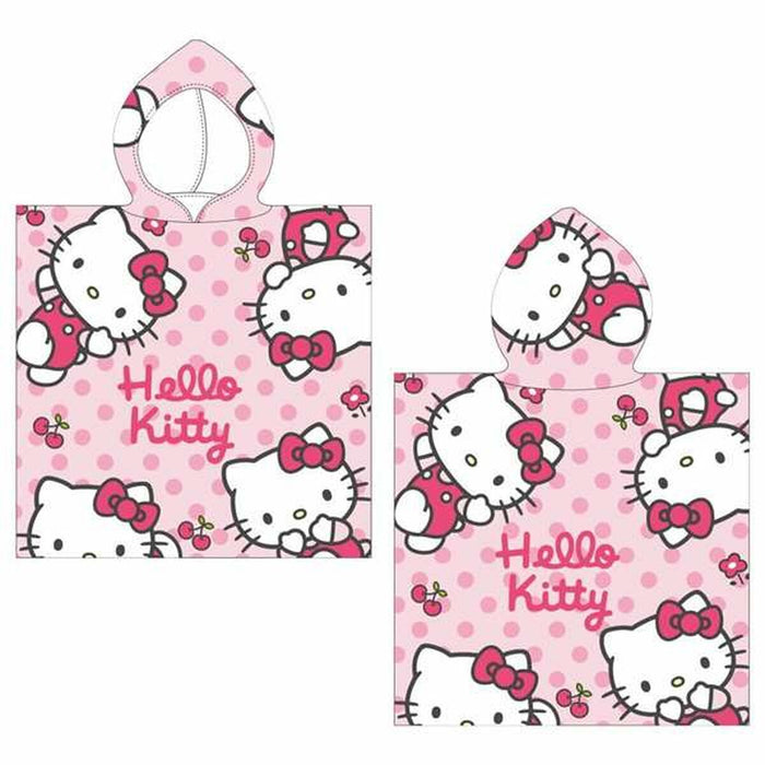 Beach Towel Hello Kitty Light Pink 50 x 115 cm