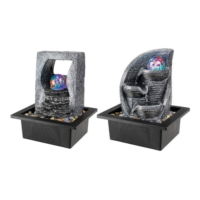 Fântână de Grădină Lumineo LED RGB 17 x 20,5 x 25,5 cm Rășină