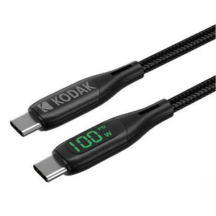 Cablu USB-C Kodak Negru 1 m (1 Unități)