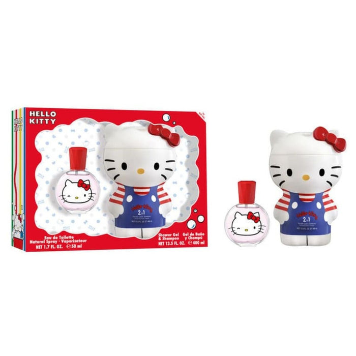 Trusă de Voiaj Hello Kitty Hello Kitty Set Colonia Gel Ducha Lote 2 Piese