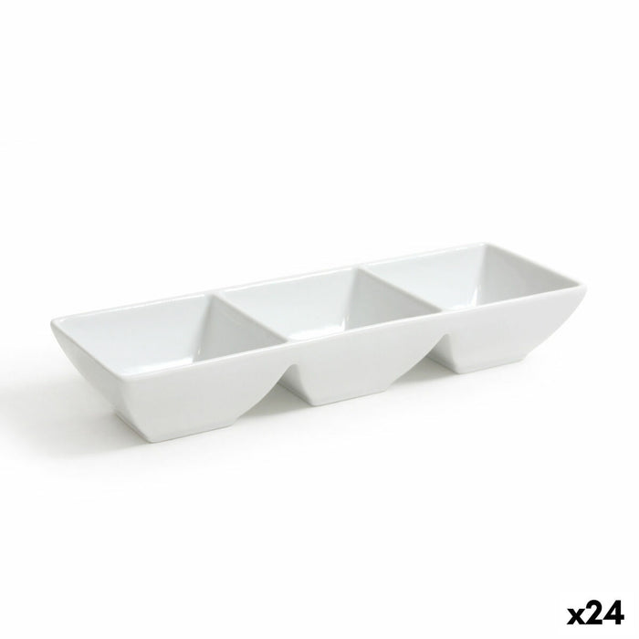 Tavă pentru gustari Jimena 27 x 9,3 x 4,7 cm (24 Unități)