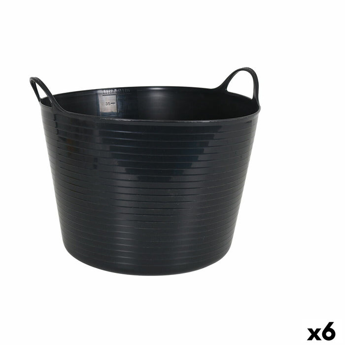 Lighean multifuncțional, din material plastic Dem Flexy 42 L Rotund (6 Unități)