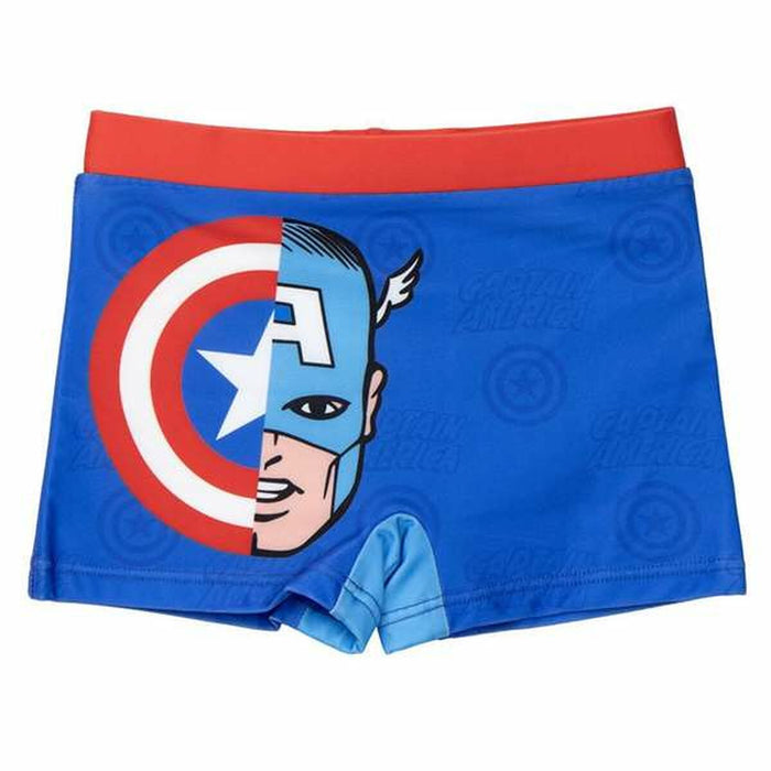 Costumul de Baie Boxer Pentru Copii The Avengers Albastru închis 4 Ani