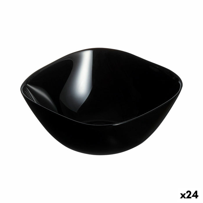 Bol Luminarc Multiusos Negru Sticlă Ø 14 cm Multi-utilizare (24 Unități)