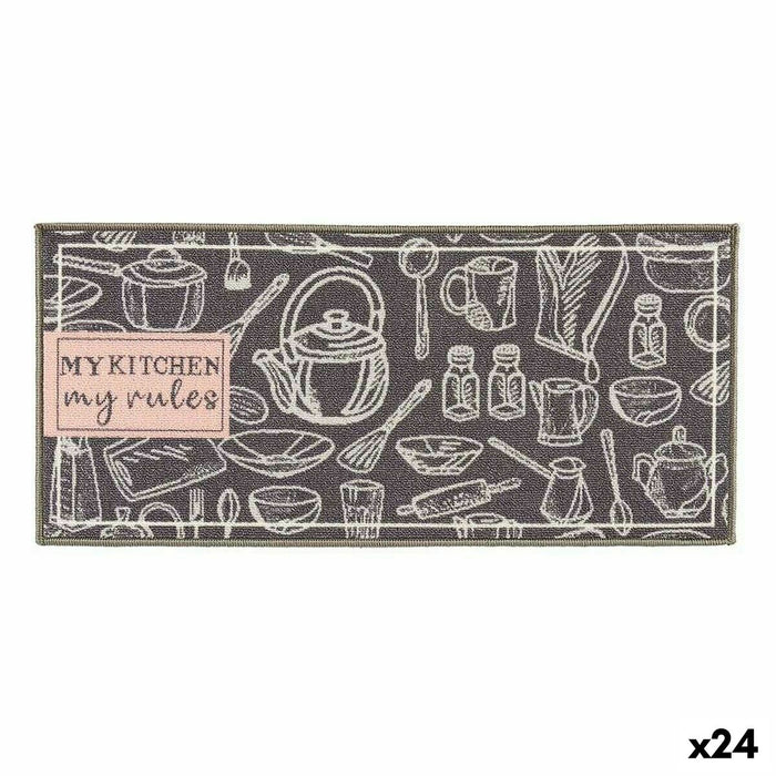 Covor Kinvara My Kitchen Gri 40 x 90 cm Multi-utilizare (24 Unități)