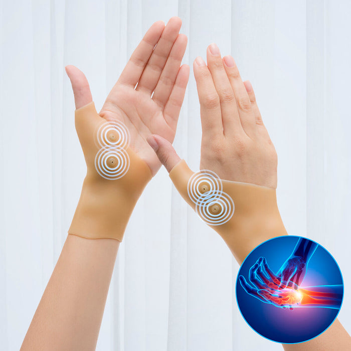 Manșete Compresive cu Puncte Magnetice Imontic InnovaGoods 2 Unități