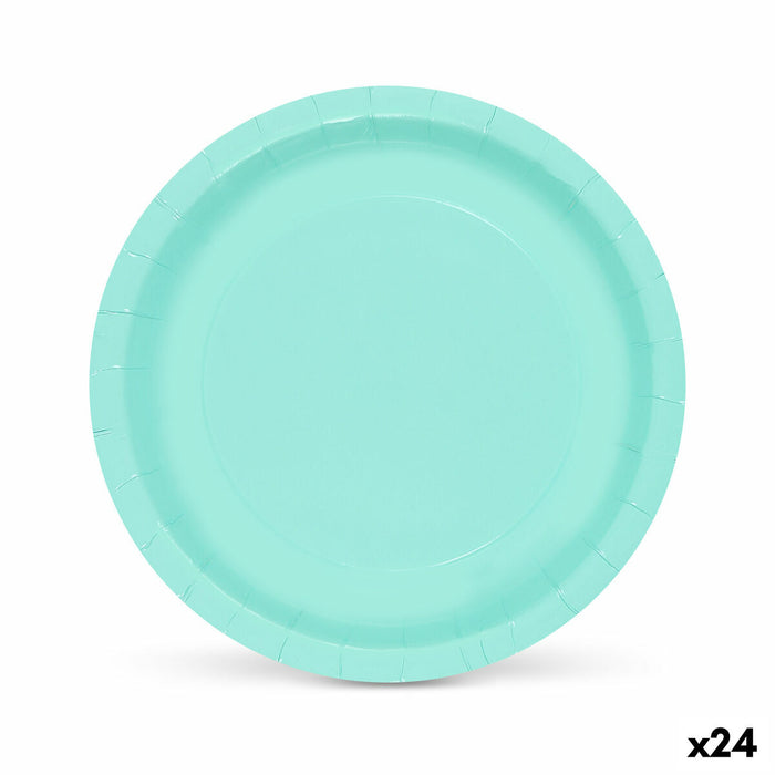 Set di piatti Algon Acquamarina 20 cm 10 Pezzi (24 Unità)