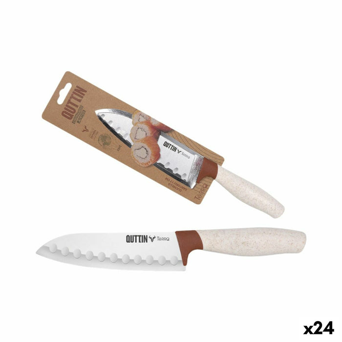 Coltello da Cucina Quttin Terra 17 cm (24 Unità)