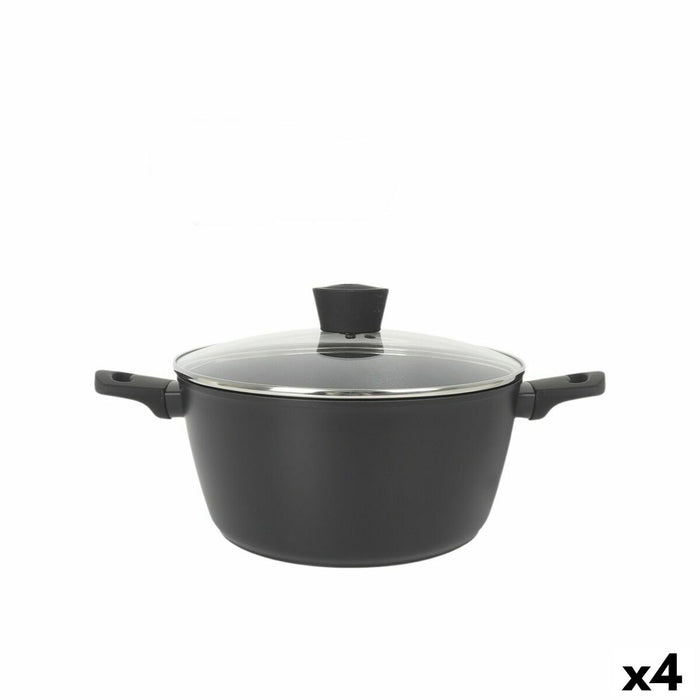 Caserolă Cu Capac MasterChef 28 cm (4 Unități)