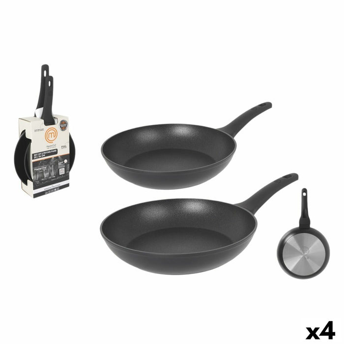 Set di padelle MasterChef 24 cm 20 cm (4 Unità)