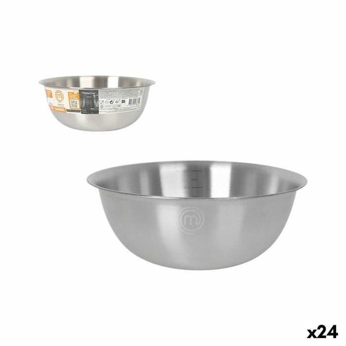 Castron MasterChef Oțel inoxidabil 2 L 2L 22 x 8,7 cm (24 Unități)