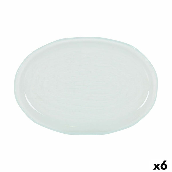 Snack tray Oval 23 x 16 cm (6 Units)