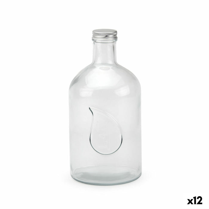Sticlă din sticlă La Mediterránea Metal Sticlă 1,4 L (12 Unități)