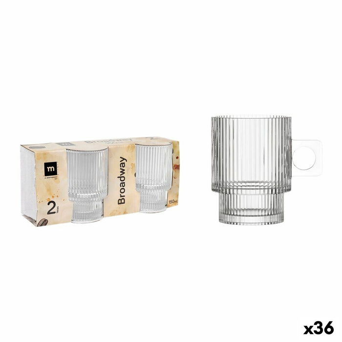 Set di Tazze La Mediterránea Broadway 2 Pezzi (36 Unità)