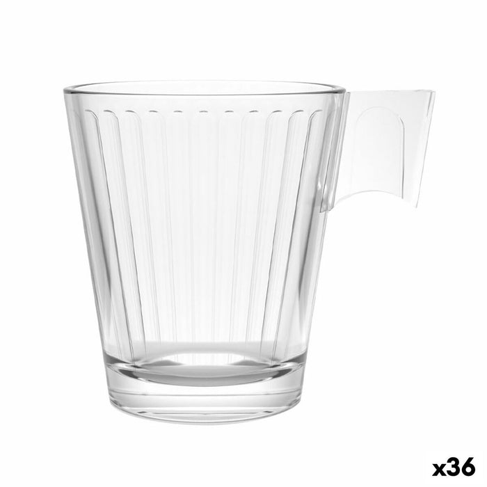 Set of Mugs La Mediterránea Napoli lineal 2 Pieces (36 Units)
