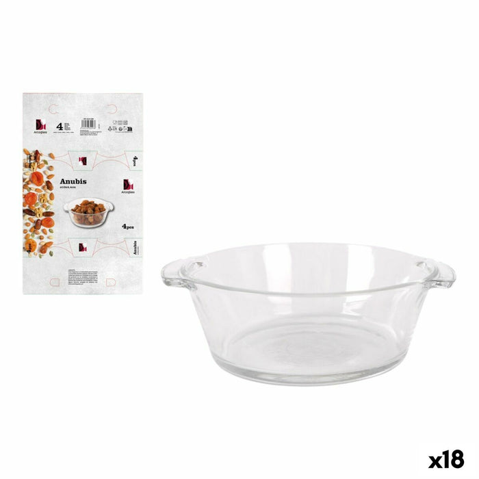 Set de Aperitiv Arcoglass Anubis Sticlă 4 Piese (18 Unități)