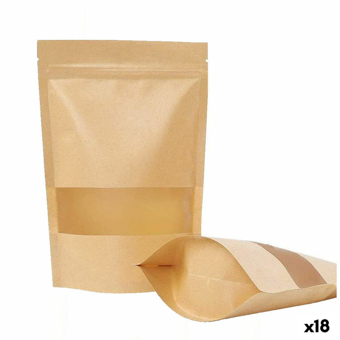Sacchetto Riutilizzabile per Alimenti Algon 10 x 15 x 3,5 cm 20 Pezzi (18 Unità)