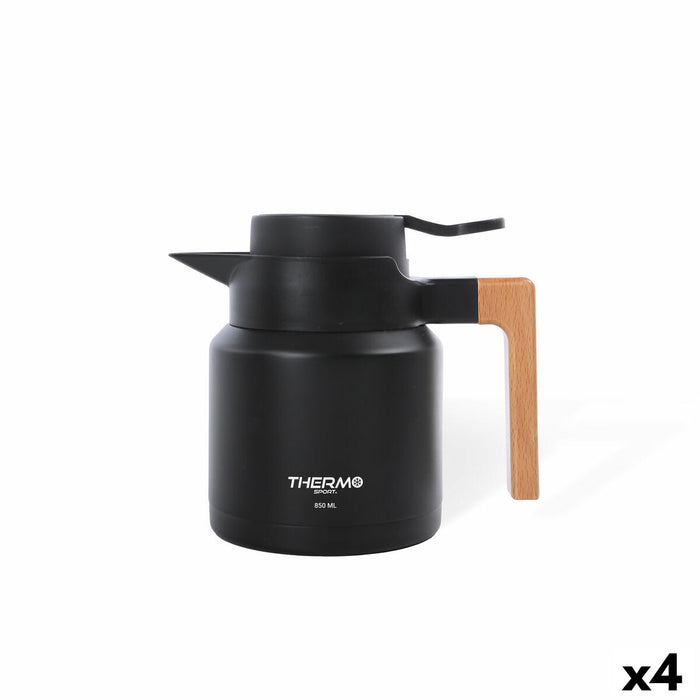 Ulcior termos ThermoSport Negru 850 ml (4 Unități)